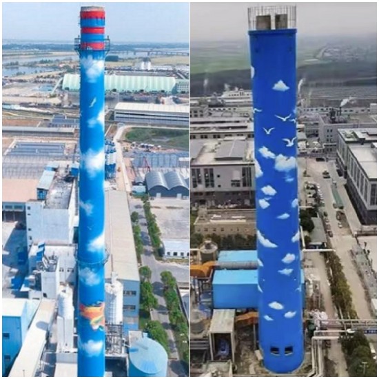 煙囪彩繪公司專業(yè)實力，提供煙囪改造解決方案
